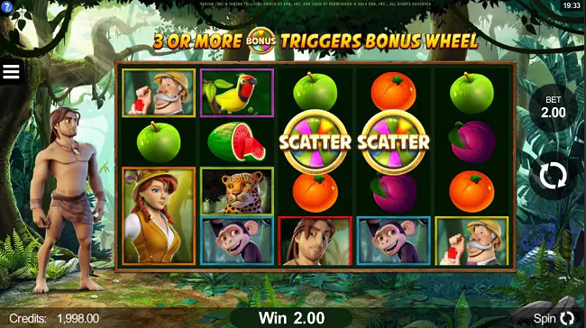 play tarzan slot machine