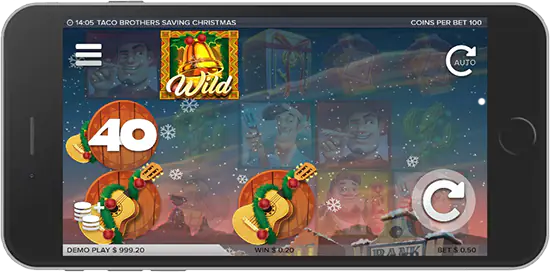 taco brothers saving christmas slot mobile