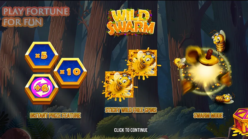 wild swarm start page