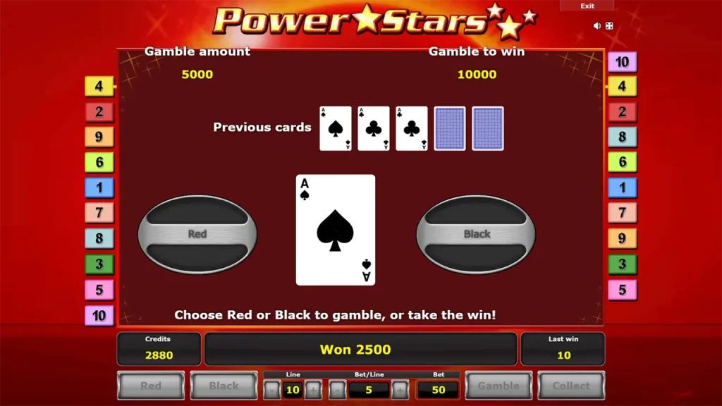 Power Stars gamble