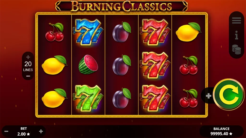 burning classics free play